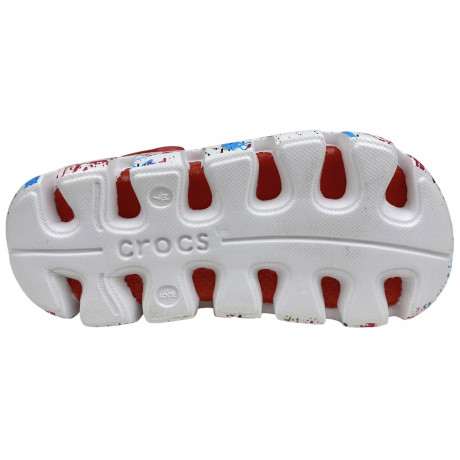 Crocs Duet Sport Clog Motion Красные с белым