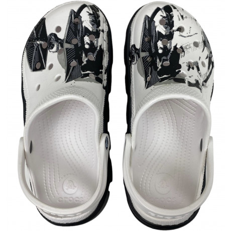 Crocs Duet Sport Clog Star Wars White Black