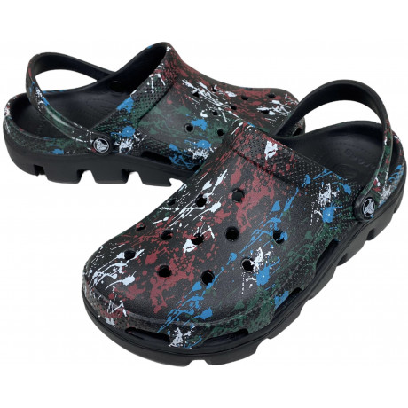 Crocs Duet Sport Clog Tie Dye Dream черные