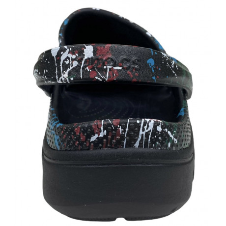 Crocs Duet Sport Clog Tie Dye Dream черные