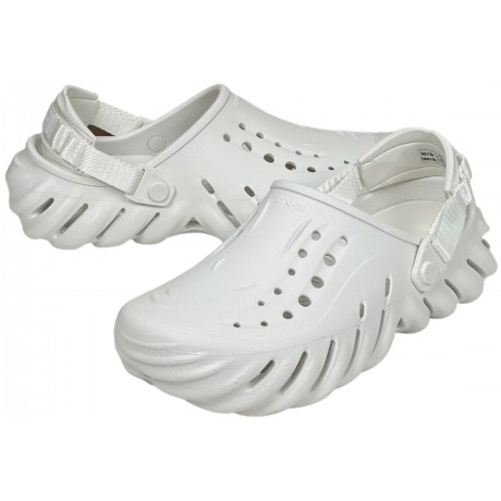 Crocs Echo Clog All White белые