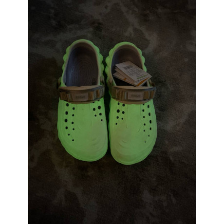 Crocs Echo Clog Stucco Фосфорные Кремовые С Коричневым
