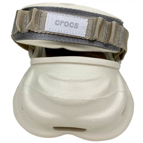 Crocs Echo Clog Stucco кремовые с коричневым