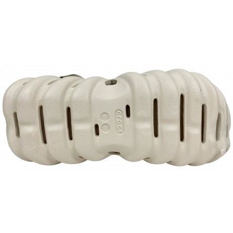 Crocs Echo Clog Stucco кремовые с коричневым