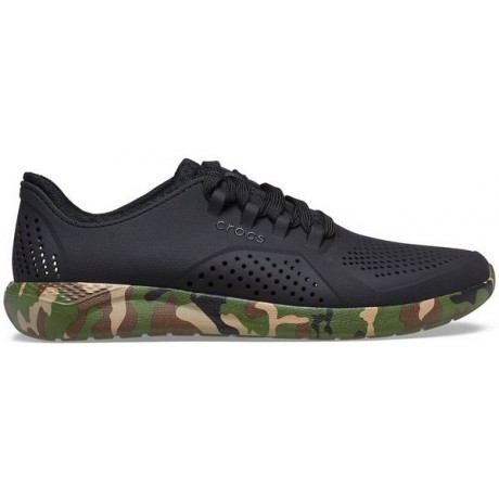 Crocs Mens LiteRide Printed Camo Pacer черные