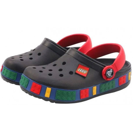 Crocs Lego Clogs Детские черные с красным