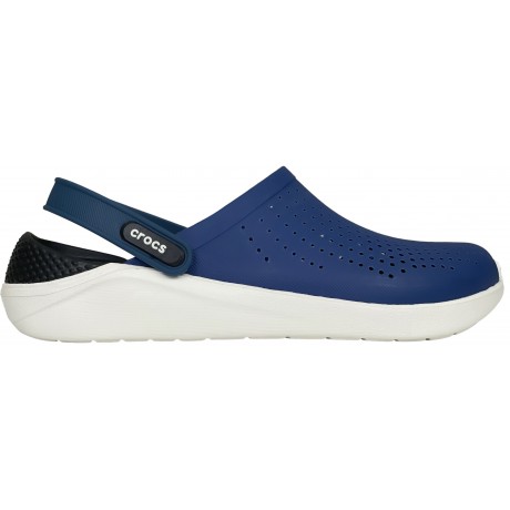 Crocs LiteRide Clog Blue Steel Синие с белым
