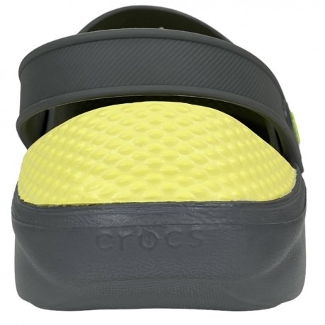 Crocs LiteRide Clog Черные с желтым