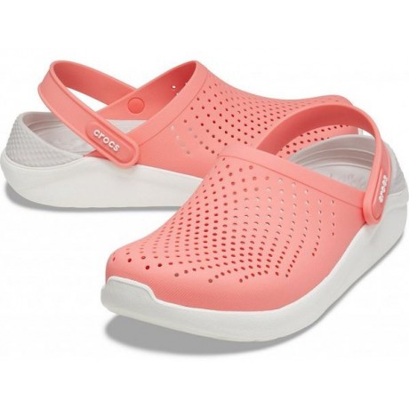 Crocs LiteRide Clog Розовые с белым
