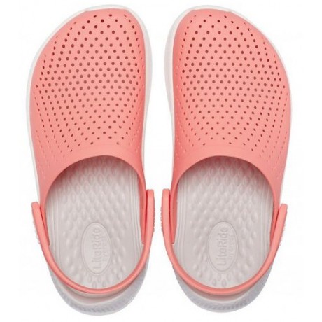 Crocs LiteRide Clog Розовые с белым