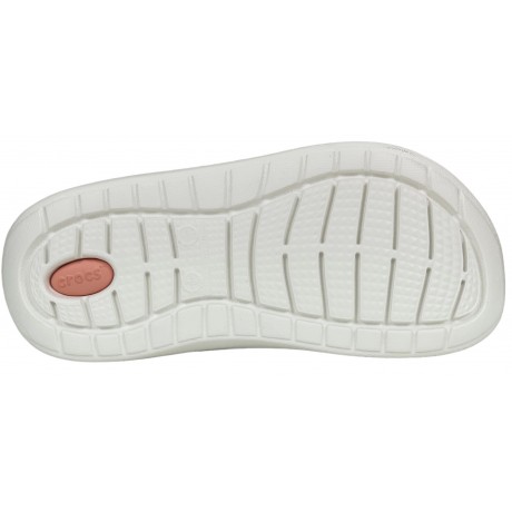 Crocs LiteRide Clog кремовые с розовым