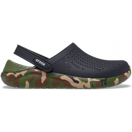 Crocs LiteRide Printed Camo Clog Черные