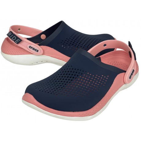 Crocs LiteRide Clog Розовые с синим