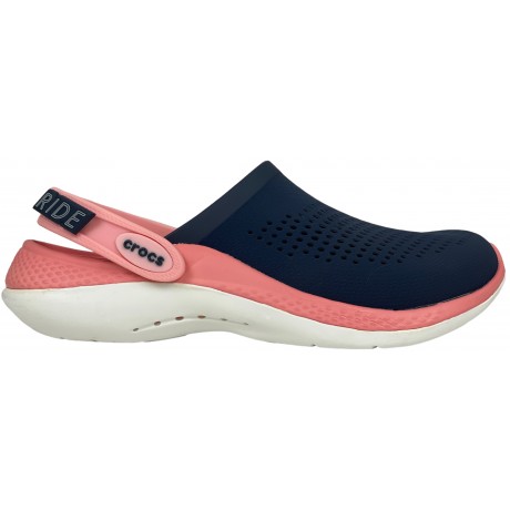 Crocs LiteRide Clog Розовые с синим