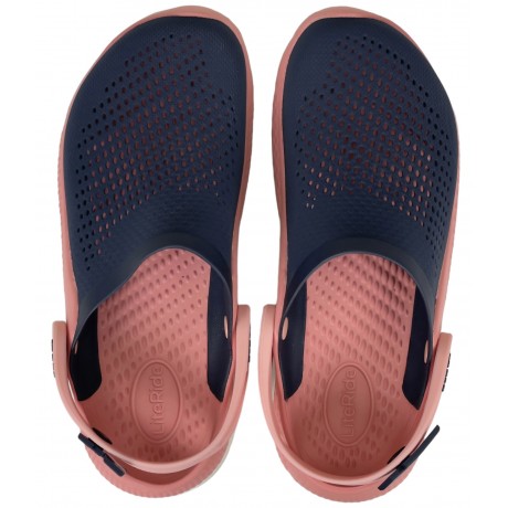 Crocs LiteRide Clog Розовые с синим