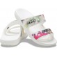 Crocs Classic Tie-Dye Graphic Sandal Белые