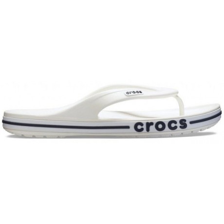 Crocs Bayaband Flip Белые с черным
