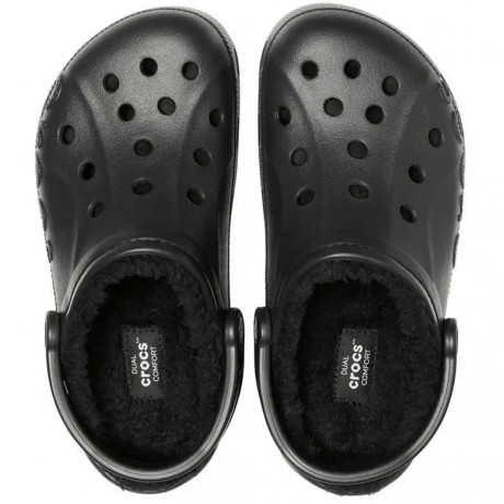 Crocs Baya Lined Clog Утепленные Черные