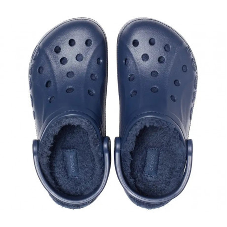 Crocs Baya Lined Clog Утепленные Темно-синие