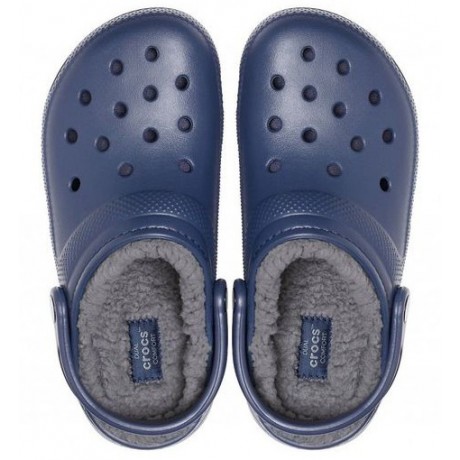 Crocs Classic Lined Clog Утепленные Темно-синие