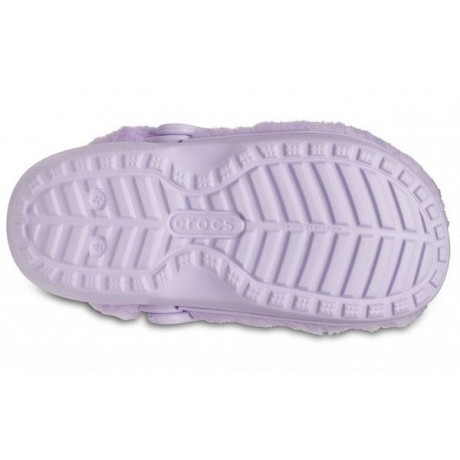 Crocs Classic Fur Sure Утепленные Лавандовые