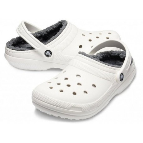 Crocs Classic Lined Clog Утепленные Белые