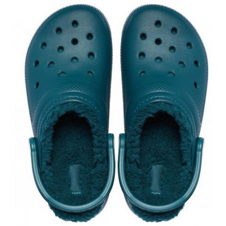 Crocs Classic Lined Clog Утепленные Бирюзовые