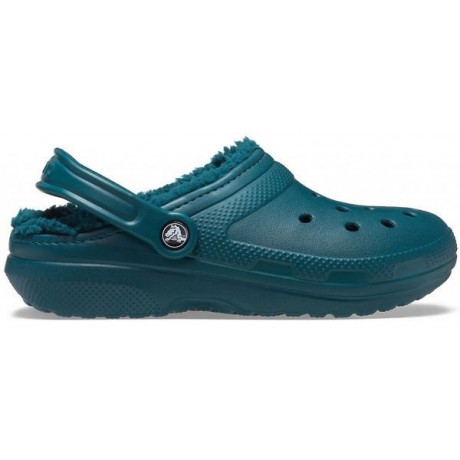 Crocs Classic Lined Clog Утепленные Бирюзовые