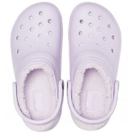 Crocs Classic Lined Clog Утепленные Лавандовые
