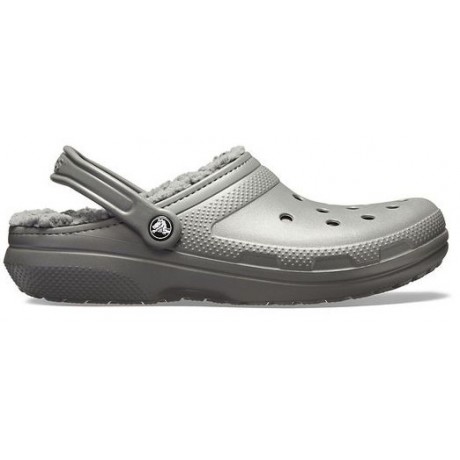 Crocs Classic Lined Clog Утепленные Серые