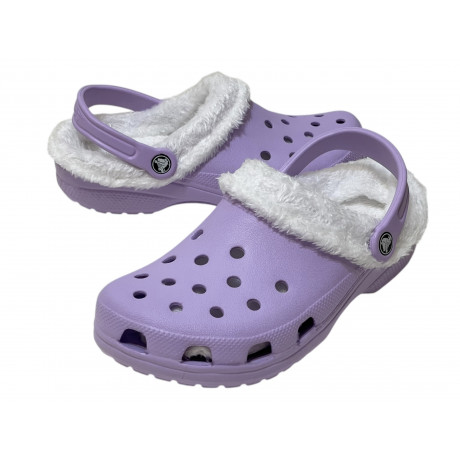 Crocs Classic Утепленные Фиолетовые