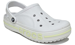 Crocs Bayaband Clog Белые с желтым