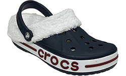 Crocs Bayaband Clog Утепленные Темно-синие (мех снимается)