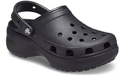 Crocs Classic Platform Clog W черные