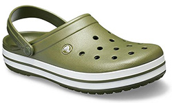 Crocs Crocband цвета хаки