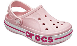 Crocs Bayaband Clogs Детские бледно-розовые
