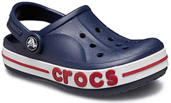 Crocs Bayaband Clogs Детские синие с красным