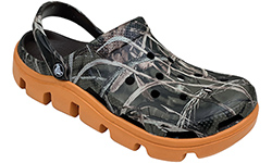 Crocs Duet Sport Clog Camo Grey Orange