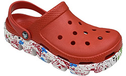 Crocs Duet Sport Clog Motion Красные с белым