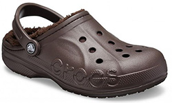Crocs Baya Lined Clog Утепленные Темно-коричневые