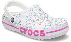 Crocs Bayaband Seasonal Printed Clog Белые