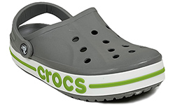 Crocs Bayaband Clog Серые с зеленым
