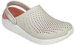 Crocs LiteRide Clog кремовые с розовым